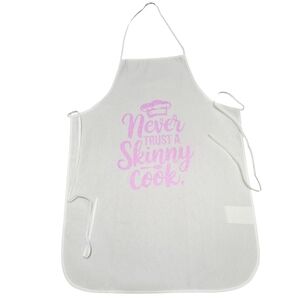 HAND CRAFTED PINK GLITTER APRON